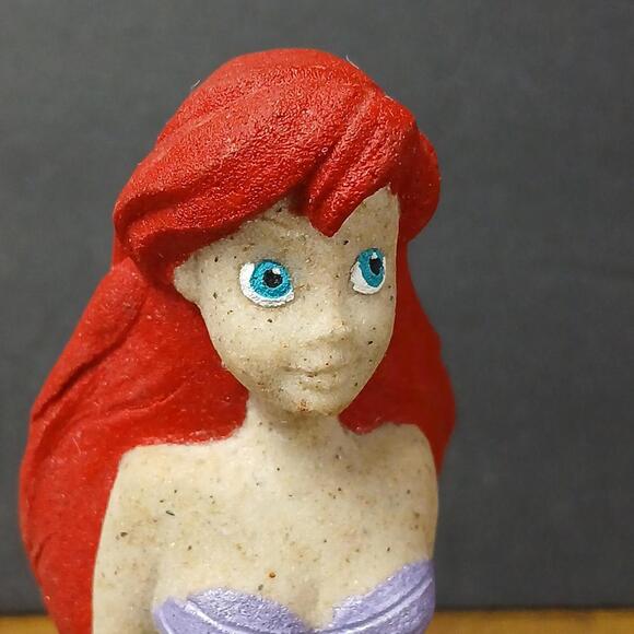 Disney Little Mermaid Ariel 1990  Mr. Sandman Statue Sand Sculpture Figurine - Picture 7 of 10